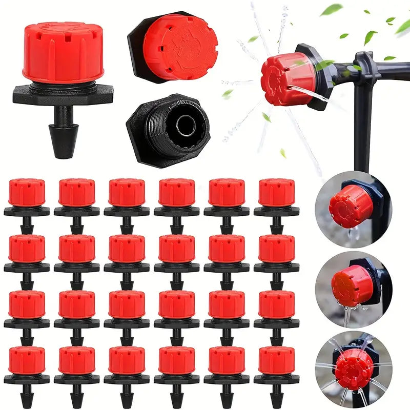Customizable Garden Drip Irrigation Nozzle – Adjustable Spray Head for Efficient Watering Systems