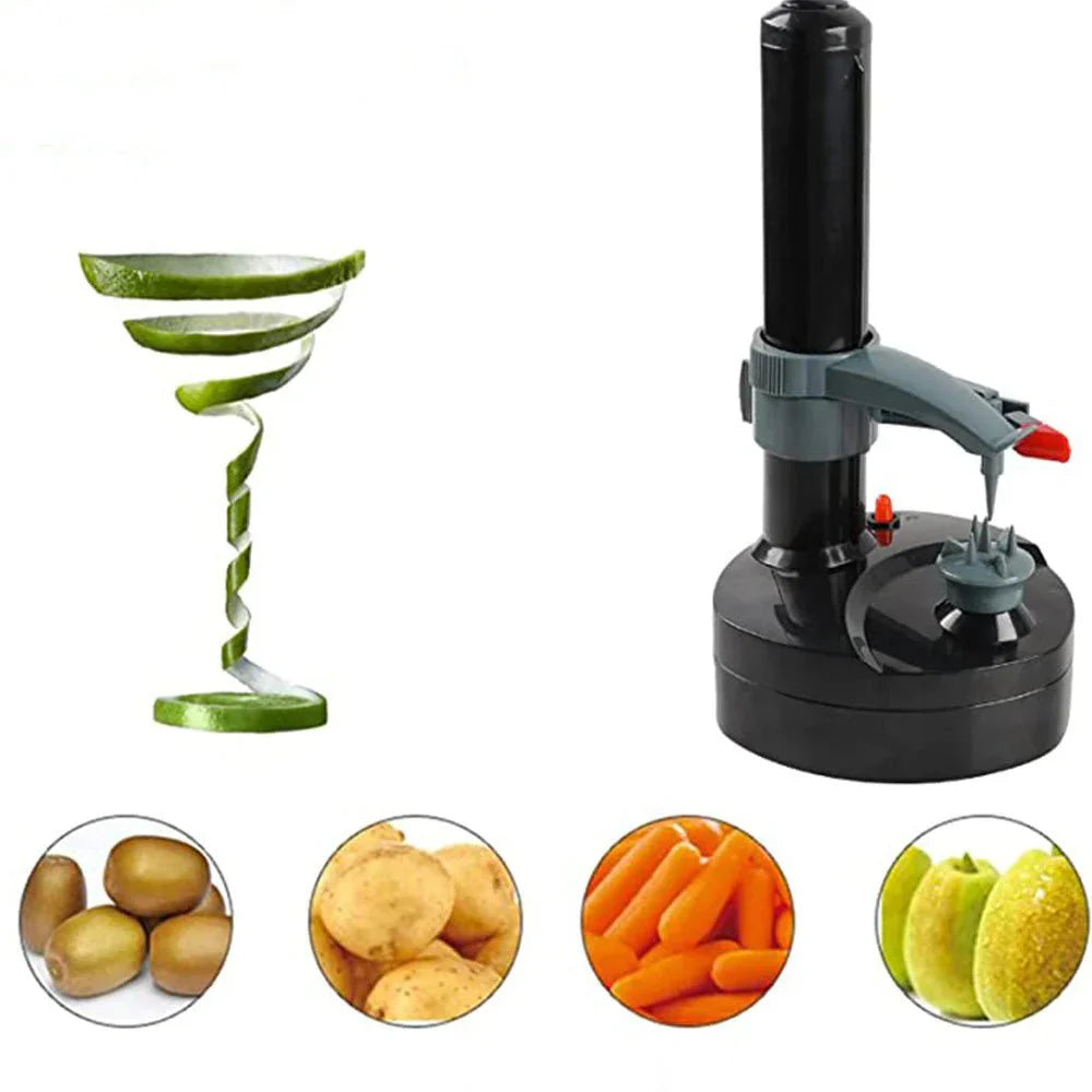 Electric Fruit and Vegetable Peeler with One-Button Function