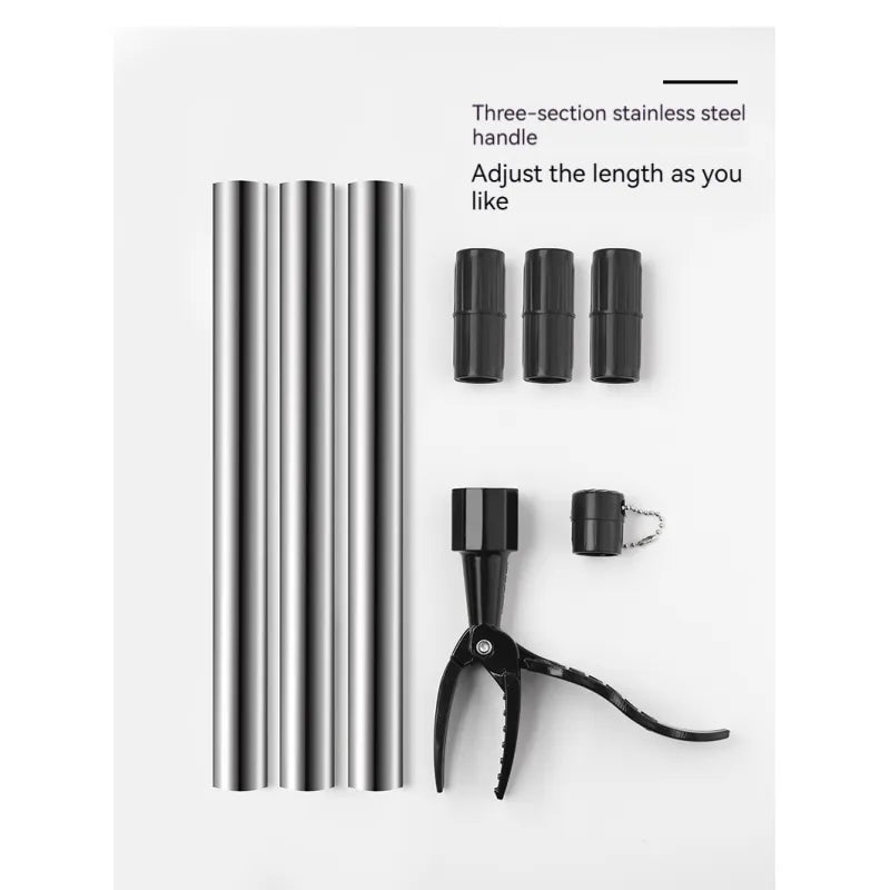 Ergonomic Weed Remover Tool – Easy Root Cutter with Shovel Clip for Gardening