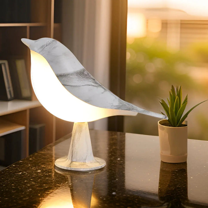 Elegant Bird Table Lamp – Mood Lighting & Aromatherapy