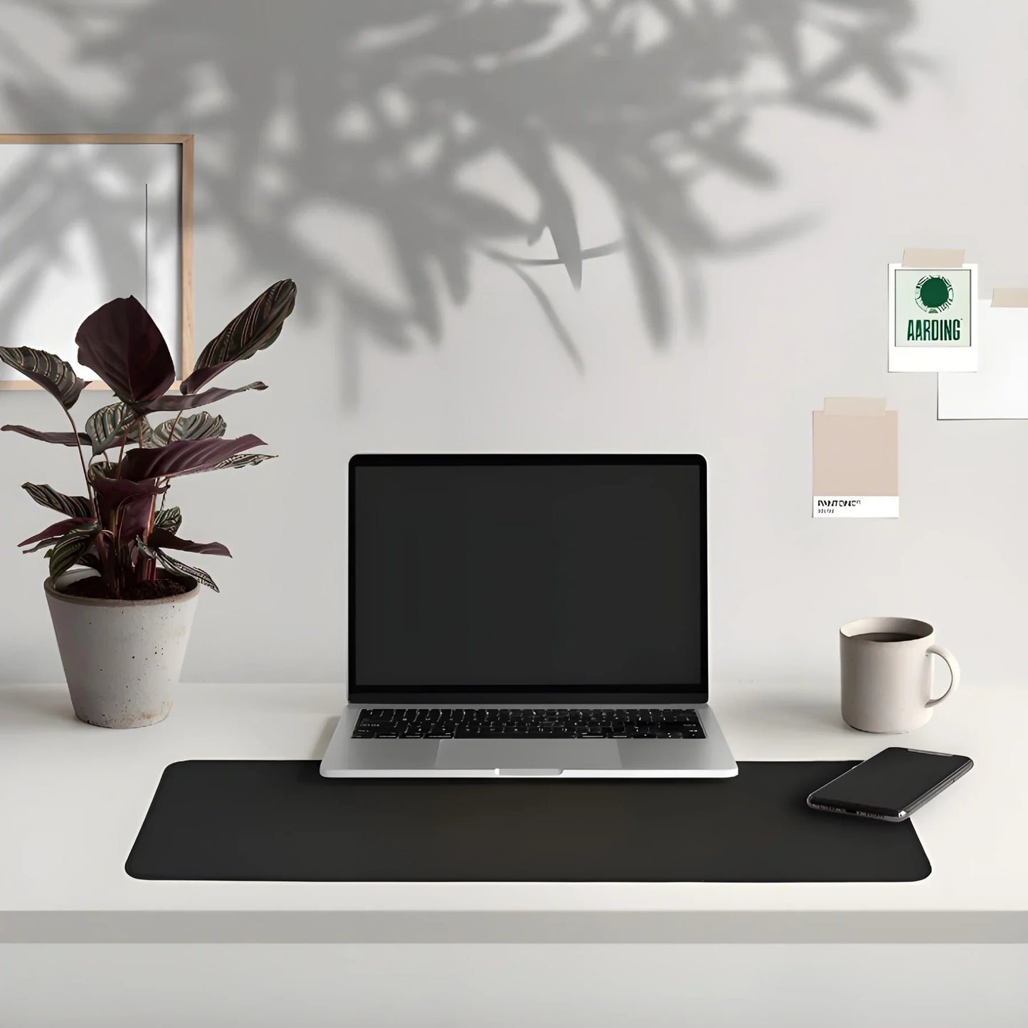 Carbon Leather Grounding Mat for Electronics and Health Improvement