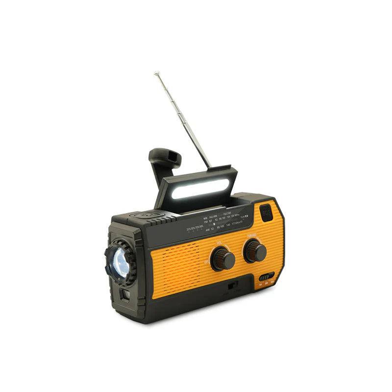 Solar Powered Emergency Radio - 5 Power Sources for Reliable Use