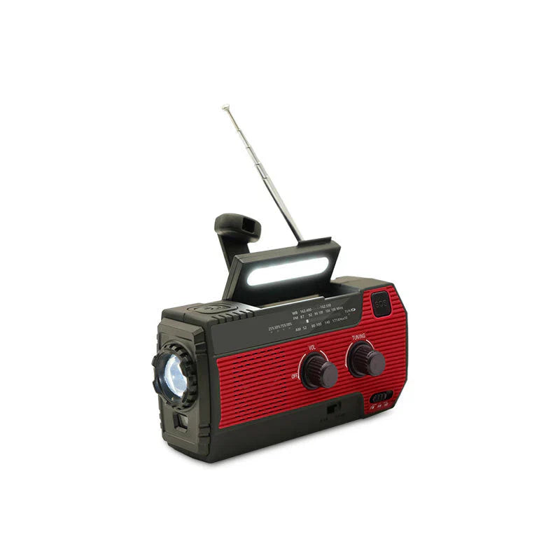 Solar Powered Emergency Radio - 5 Power Sources for Reliable Use