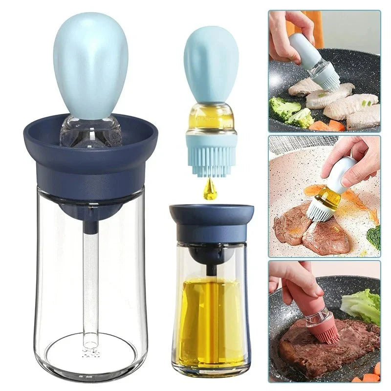 Silicone Brush Oil Dispenser – Precise Dosing for Cooking and Grilling
