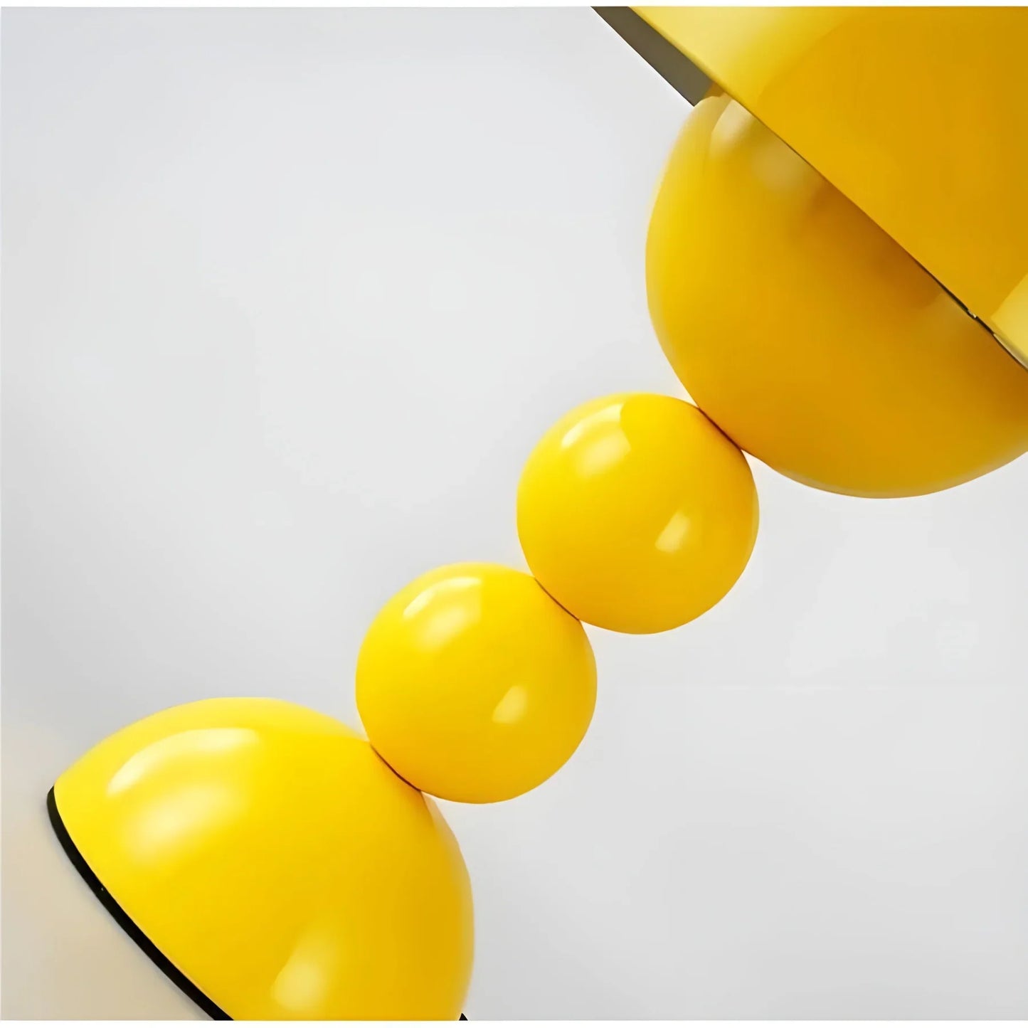 Modern Geometric Table Lamp - Stylish Scandinavian Design with Colorful Base