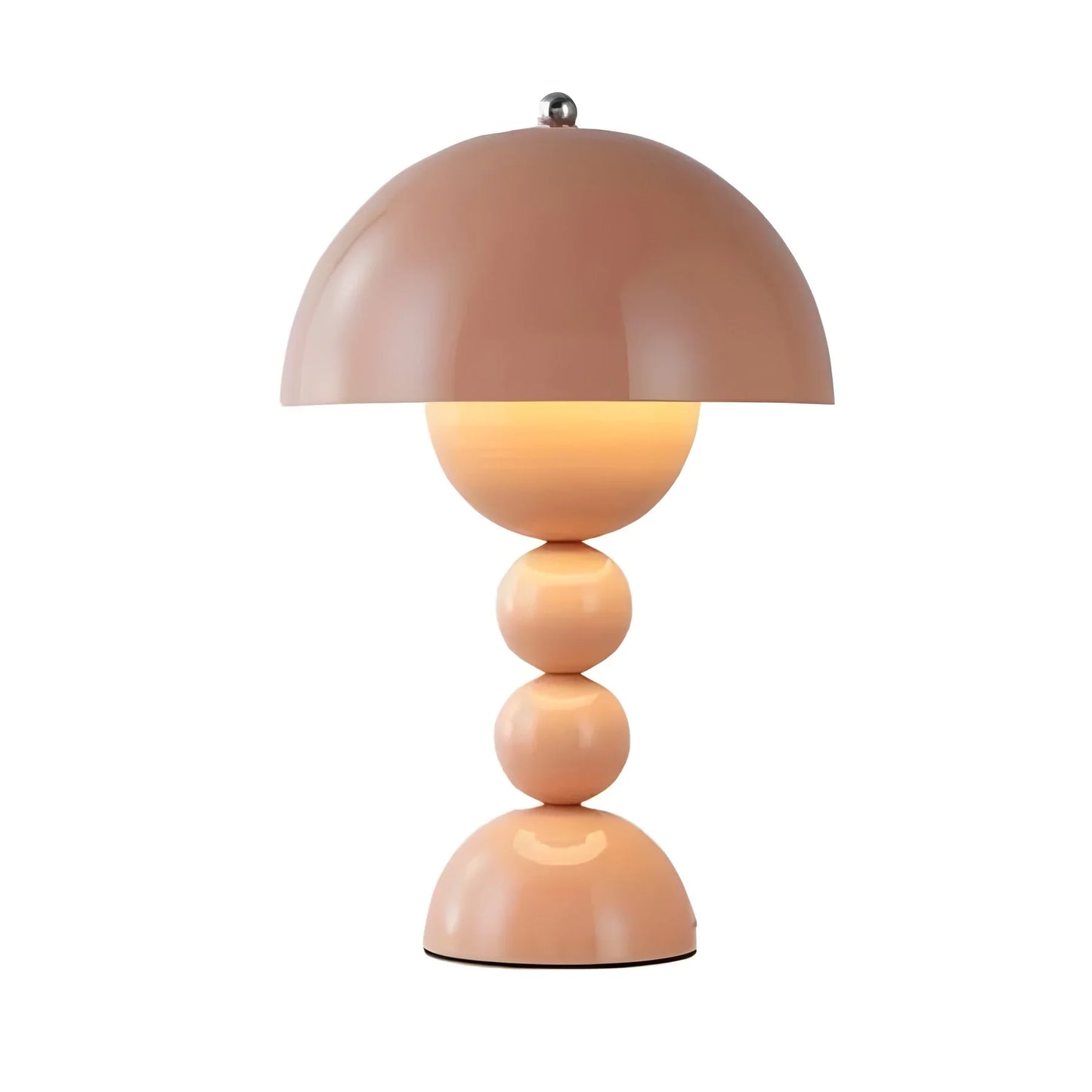Modern Geometric Table Lamp - Stylish Scandinavian Design with Colorful Base