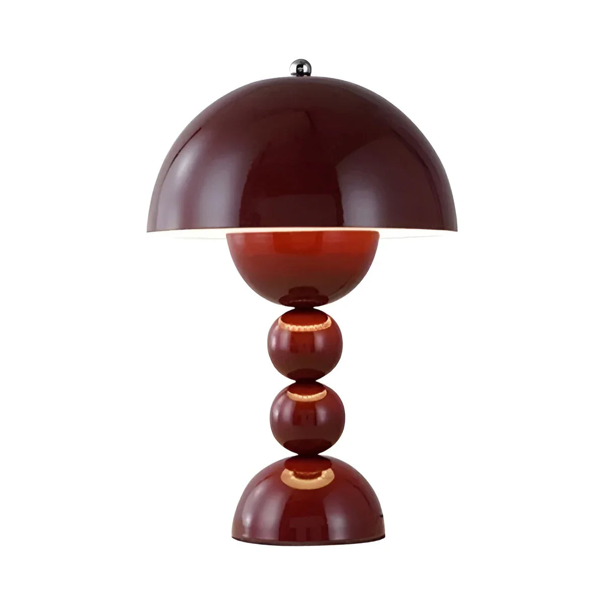Modern Geometric Table Lamp - Stylish Scandinavian Design with Colorful Base