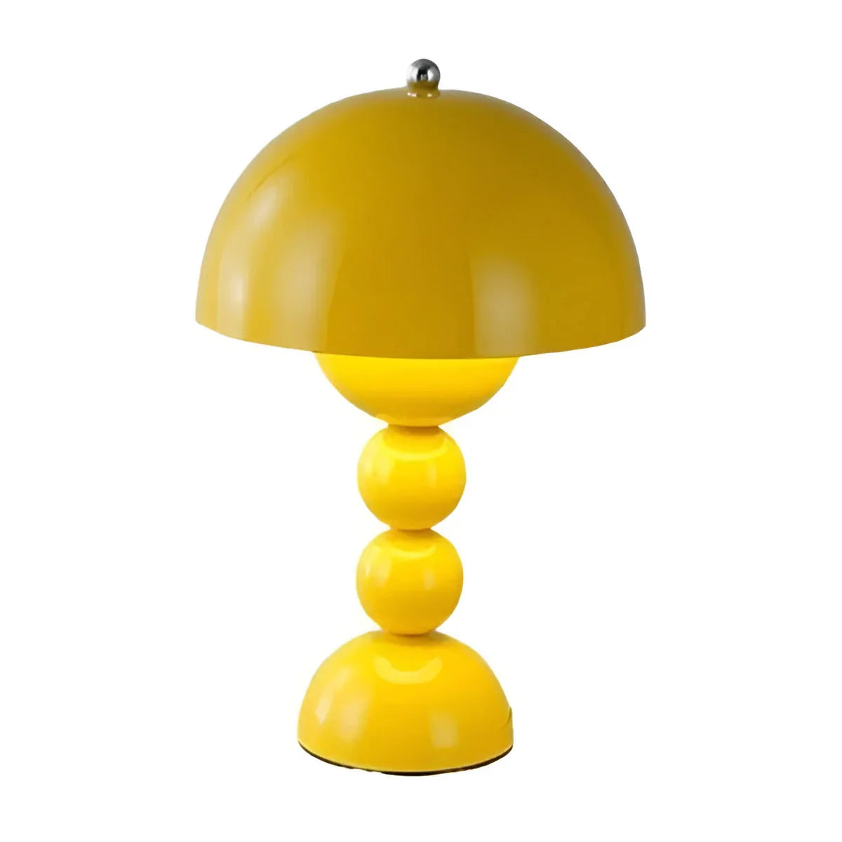 Modern Geometric Table Lamp - Stylish Scandinavian Design with Colorful Base