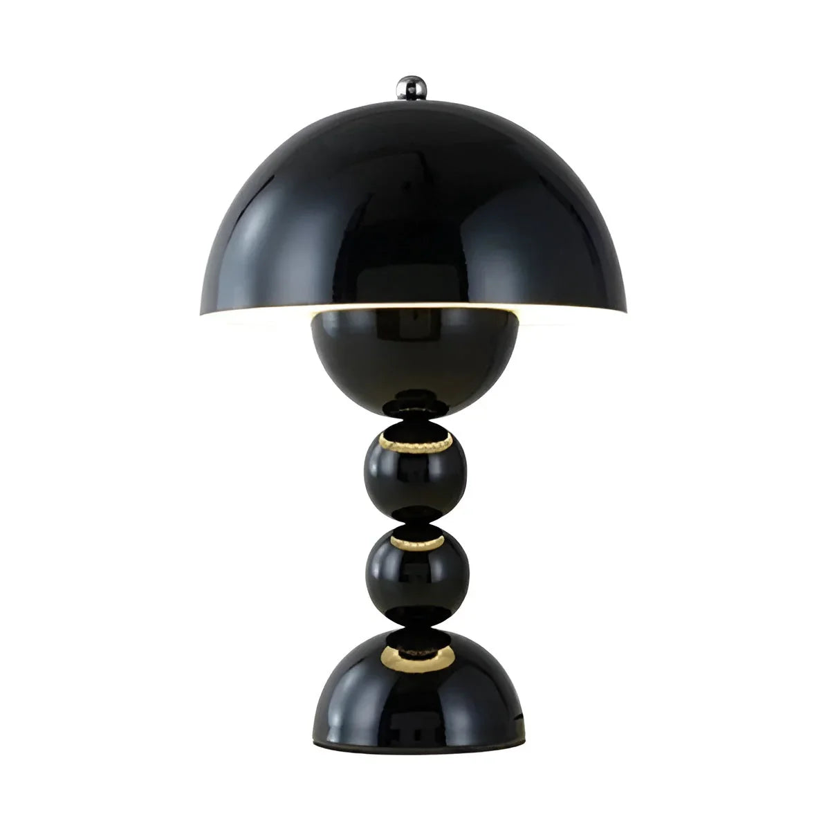 Modern Geometric Table Lamp - Stylish Scandinavian Design with Colorful Base