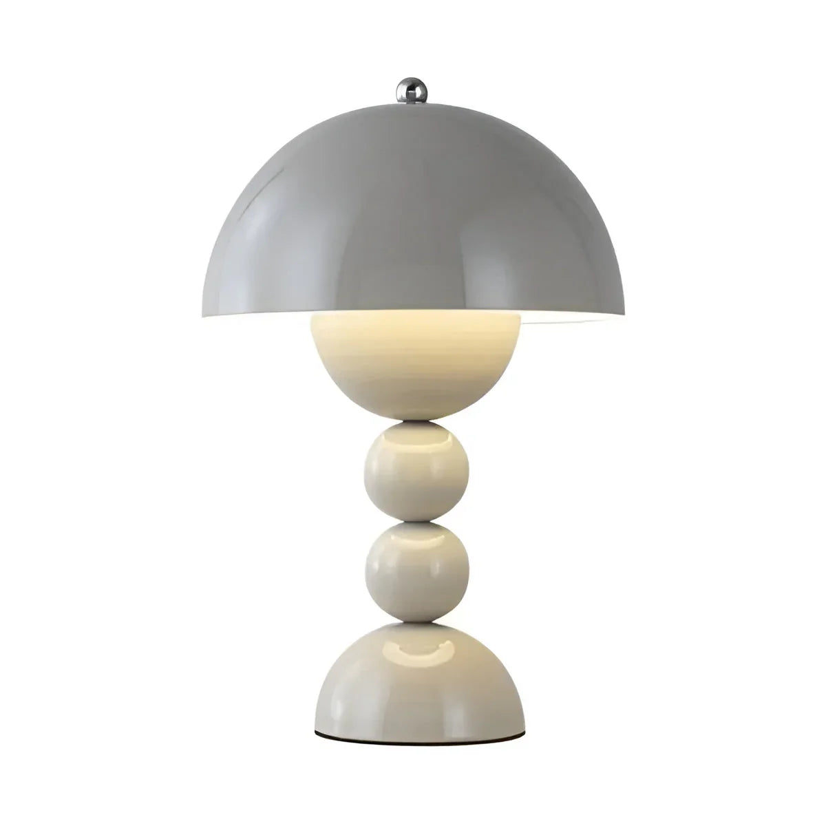 Modern Geometric Table Lamp - Stylish Scandinavian Design with Colorful Base