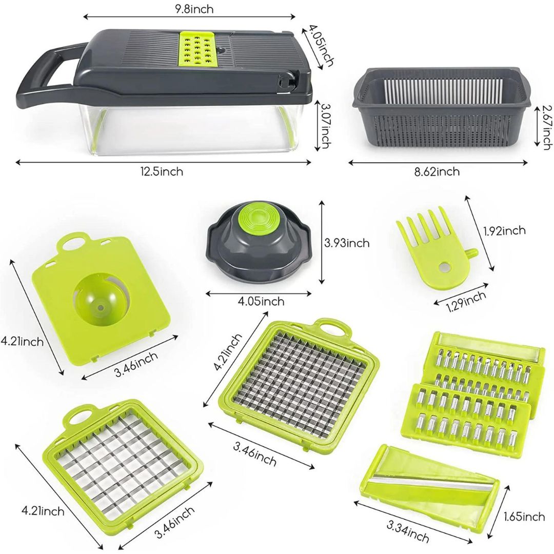 Multi-Function 18-in-1 Vegetable Slicer