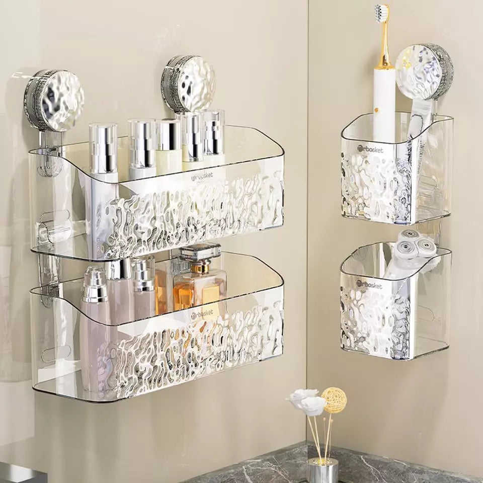 Adhesive Bathroom Storage Shelf