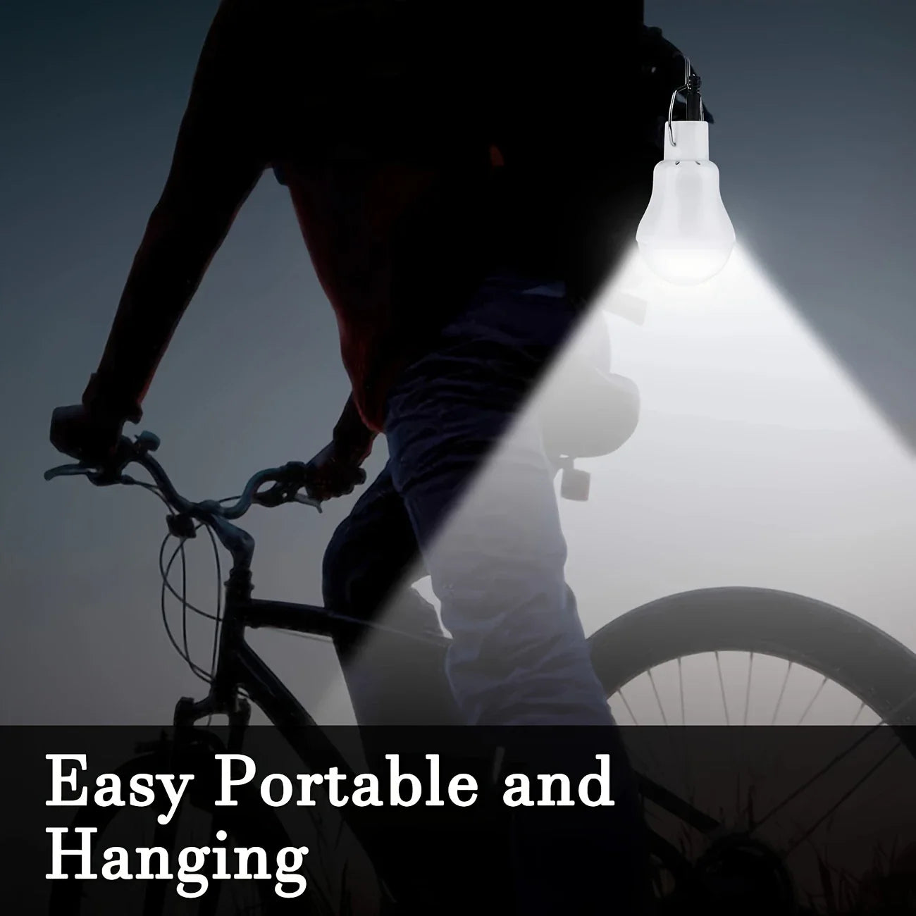 Solar LED Light with Panel – Energy-Efficient Lamp for Indoor and Outdoor Use