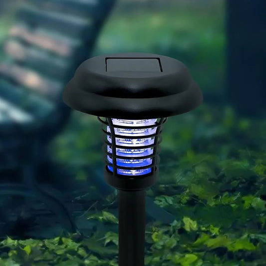 Solar Mosquito Killer Lamp with LED Light – Waterproof Insect Trap and UV Mosquito Repellent for Garden