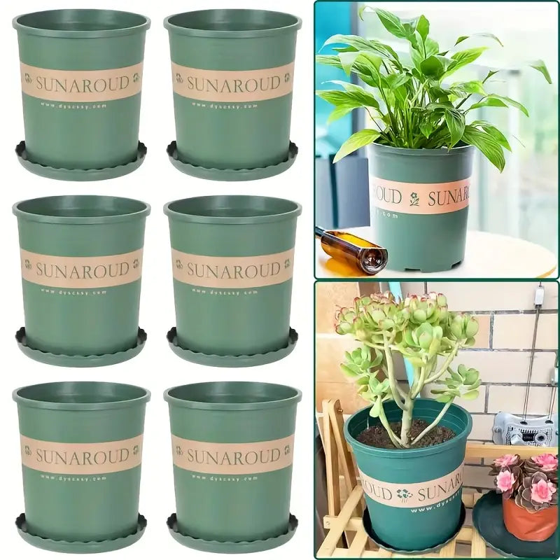 Durable Plastic Flower Pot – Weather-Resistant Planter for Garden & Balcony