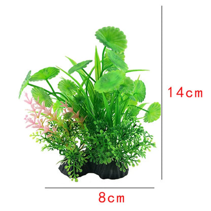 Realistic Artificial Aquarium Plants - Vibrant Decorative Plants for Fish Tanks