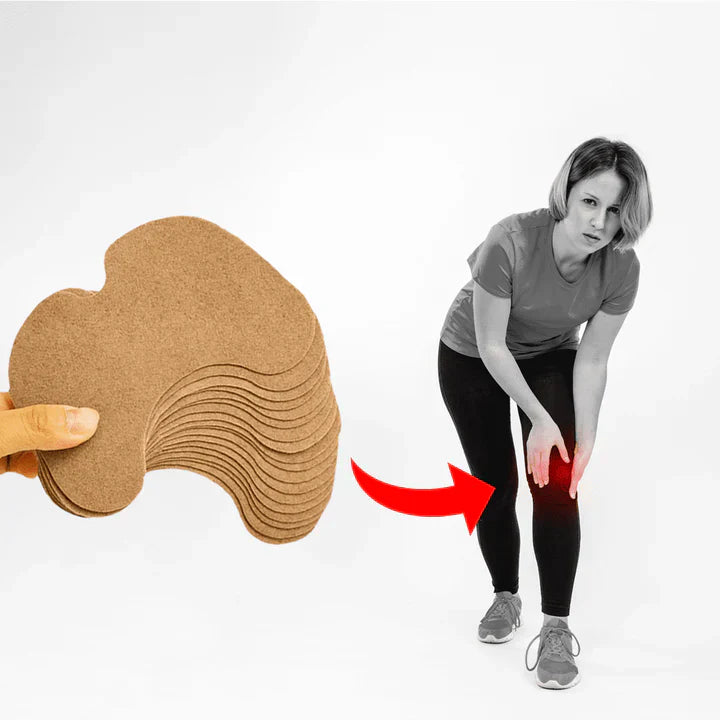 Knee Support and Pain Relief Patch Set