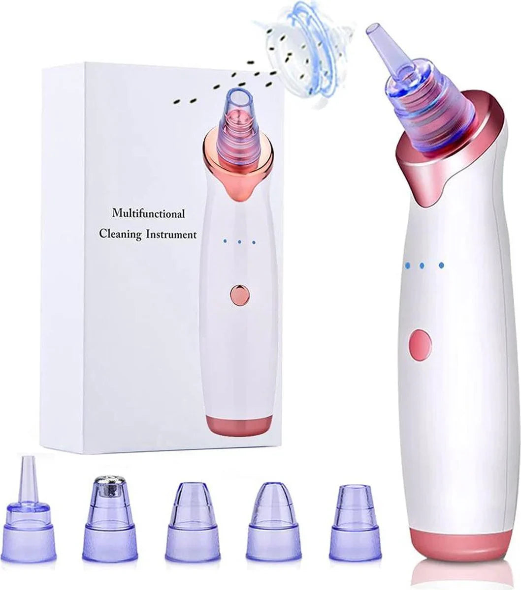 Rechargeable Electric Blackhead Remover – Pore Vacuum Cleaner for Smooth Skin