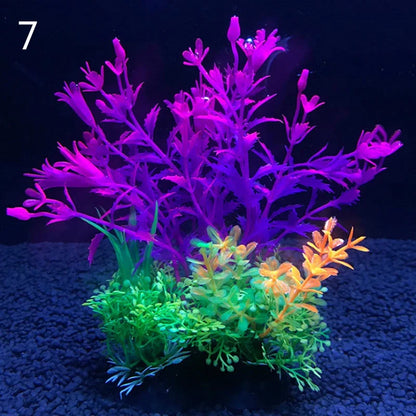 Realistic Artificial Aquarium Plants - Vibrant Decorative Plants for Fish Tanks