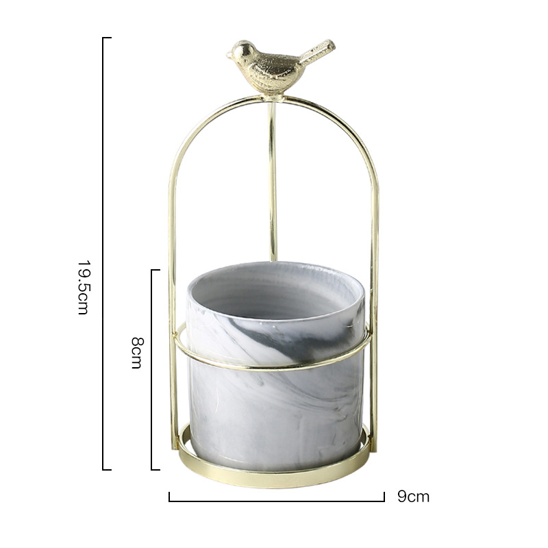 Decorative Bird-Themed Flower Pots for Elegant Home and Garden Display