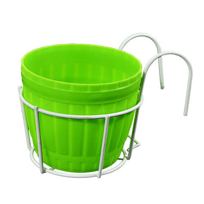 Durable Planter Stand – Metal Frame Holder for Balconies and Patios