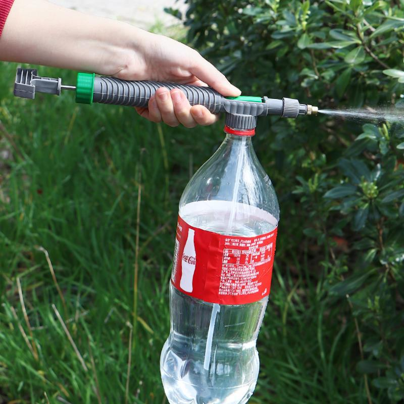 High-Pressure Bottle Garden Sprayer - Universal Nozzle for Watering and Cleaning