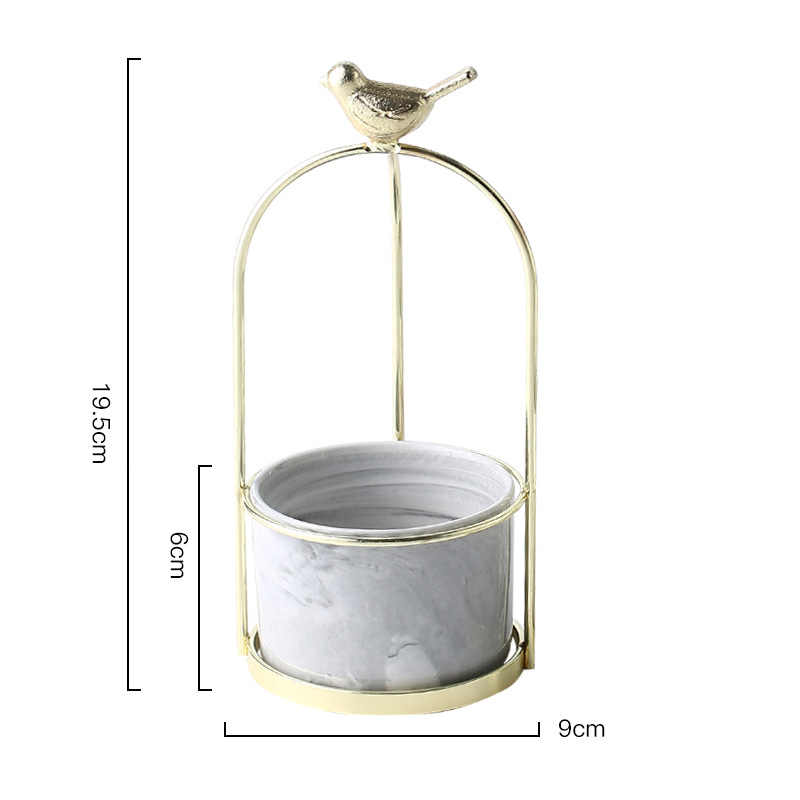 Decorative Bird-Themed Flower Pots for Elegant Home and Garden Display