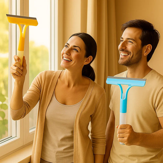 3-in-1 Multifunctional Glass Cleaning Rod