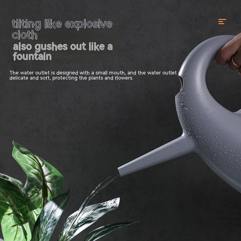 Watering Basin with Long Spout - Elegant Design for Accurate Plant Watering