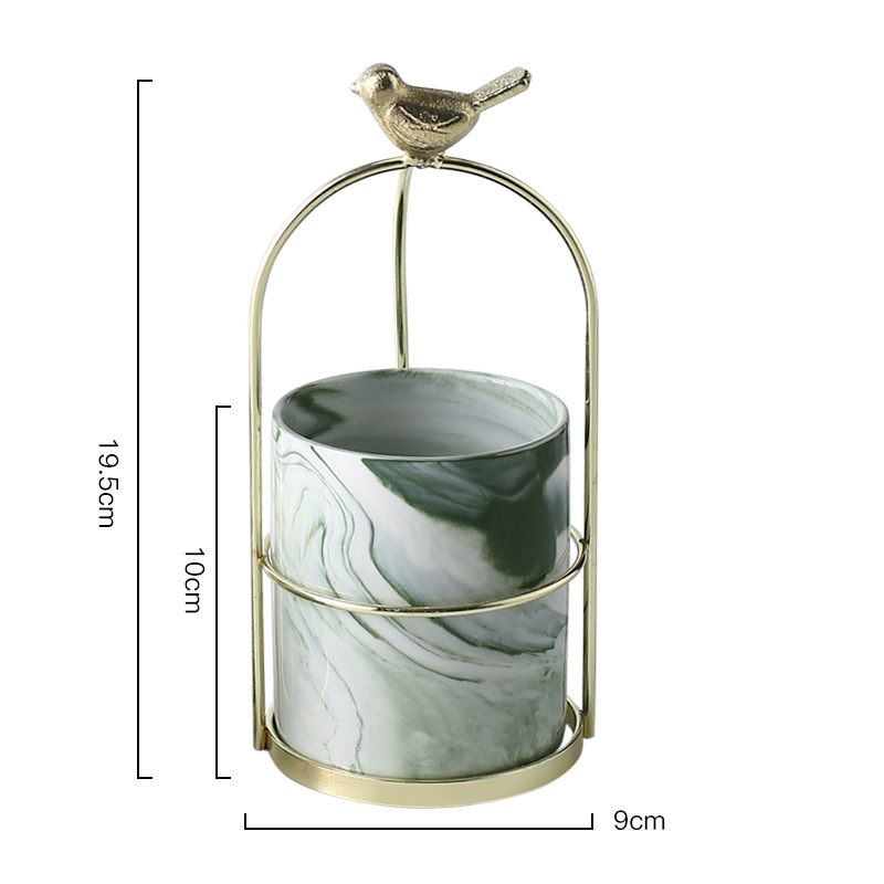 Decorative Bird-Themed Flower Pots for Elegant Home and Garden Display