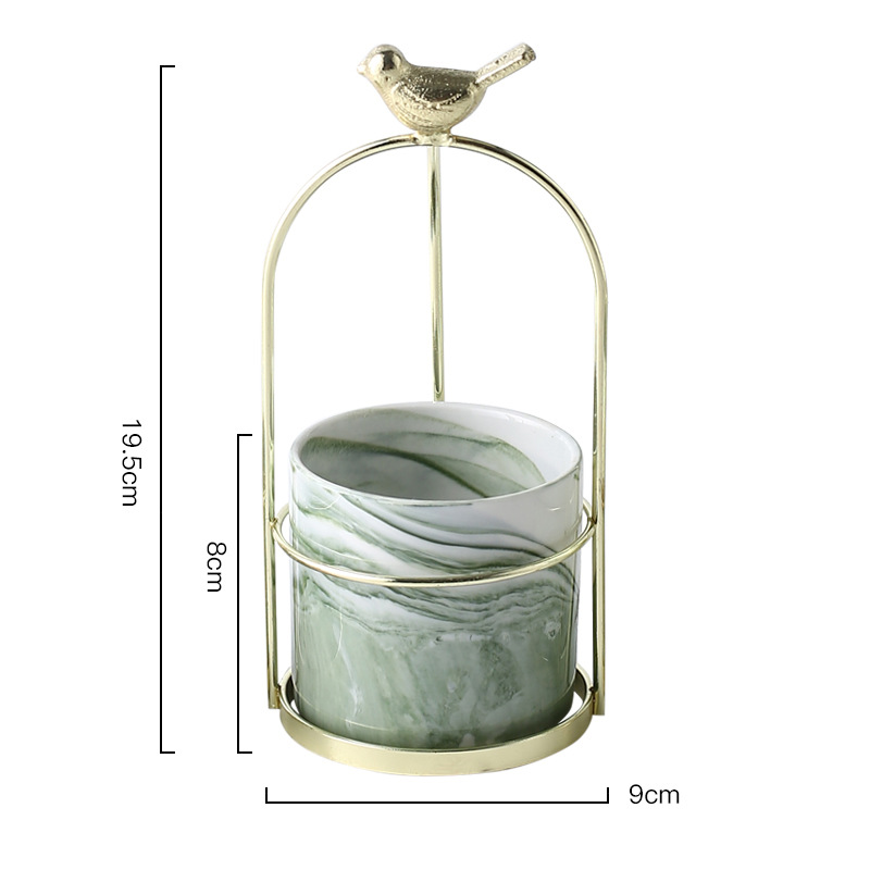 Decorative Bird-Themed Flower Pots for Elegant Home and Garden Display