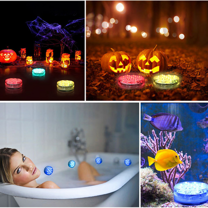 Remote-Controlled Underwater LED Light – RGB Multicolor Pool and Pond Lighting for Bathrooms