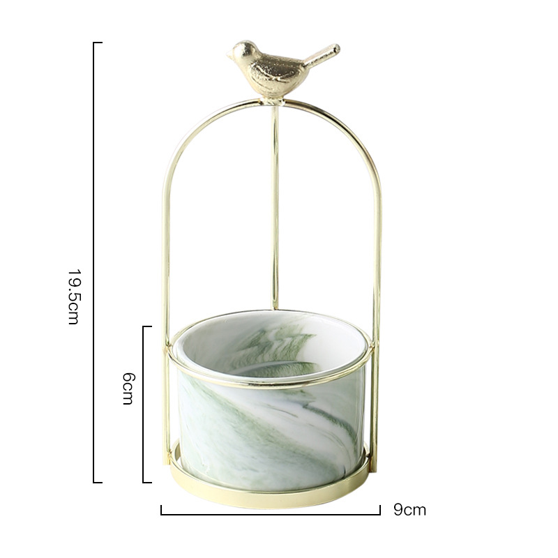 Decorative Bird-Themed Flower Pots for Elegant Home and Garden Display