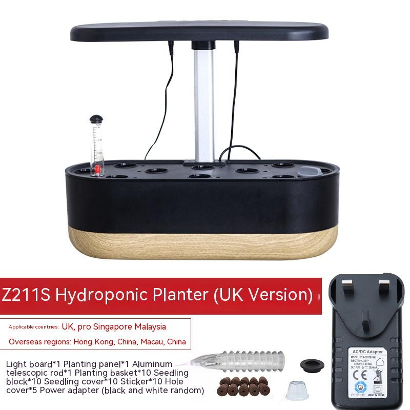 Smart Hydroponic System for Indoor Gardening - Soil-Free Plant Growth at Home