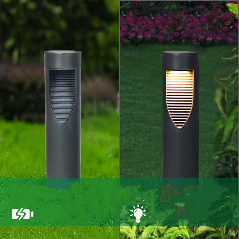 Stylish Solar LED Garden Lamp - Modern Outdoor Lighting for Patio and Garden