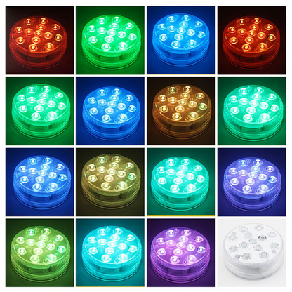 Remote-Controlled Underwater LED Light – RGB Multicolor Pool and Pond Lighting for Bathrooms