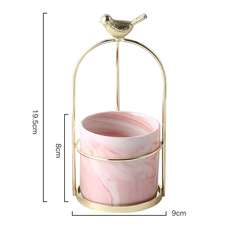 Decorative Bird-Themed Flower Pots for Elegant Home and Garden Display