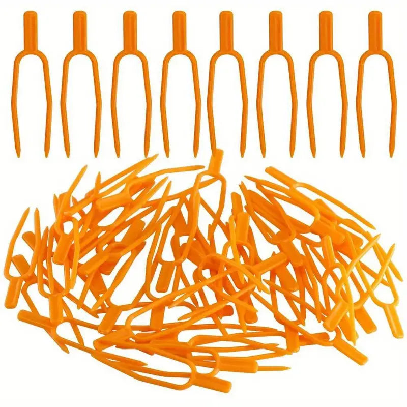 Plastic Plant Support Clips for Enhanced Stability in Gardens