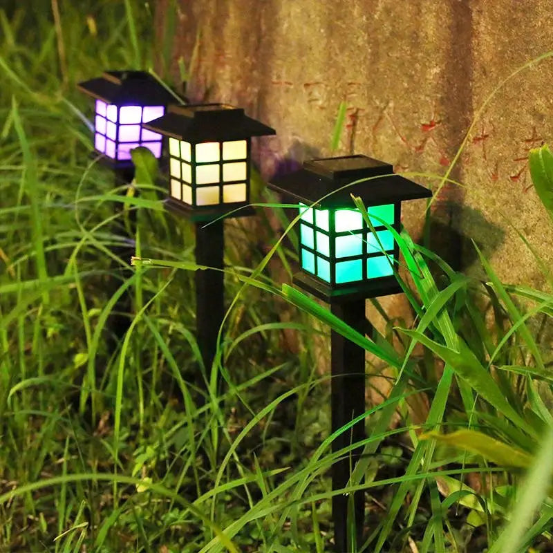 LED Solar Lantern Path Lights – Waterproof Outdoor Garden Lighting for Walkways
