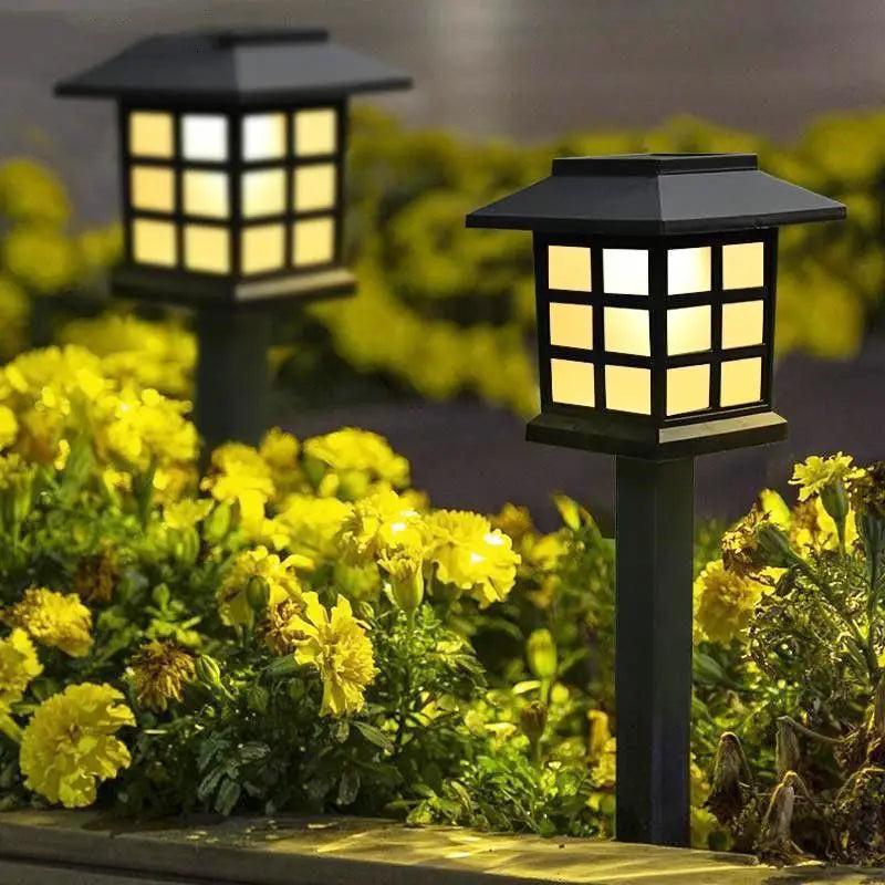 LED Solar Lantern Path Lights – Waterproof Outdoor Garden Lighting for Walkways