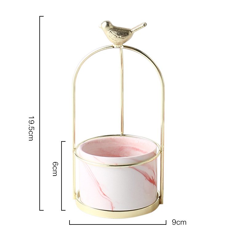 Decorative Bird-Themed Flower Pots for Elegant Home and Garden Display
