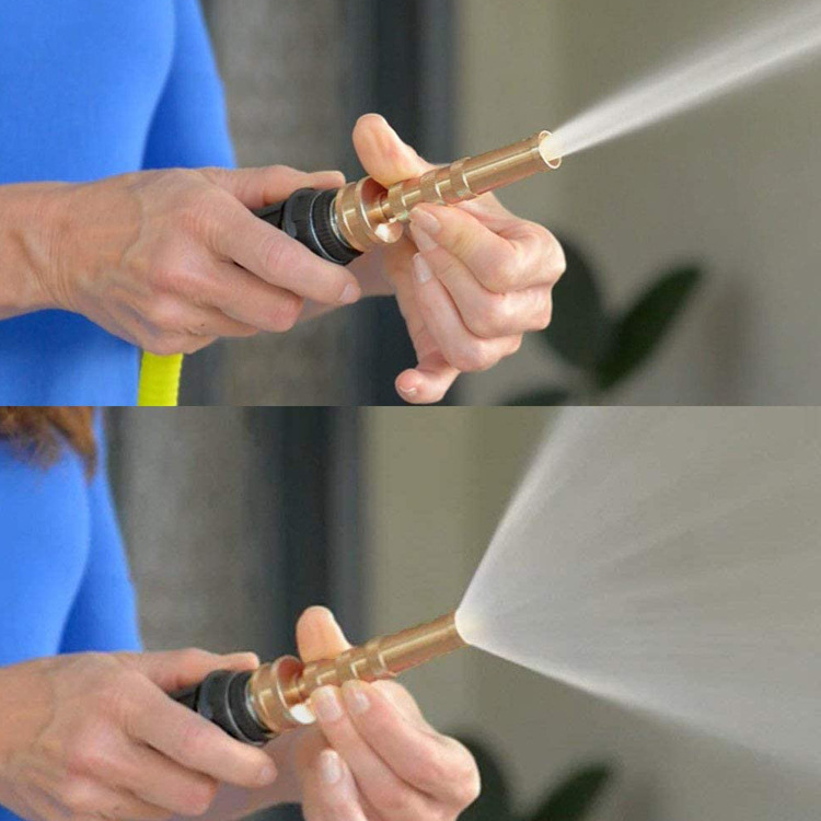 Durable Stainless Steel Garden Spray Wand – Flexible Water Hose with Brass Connector