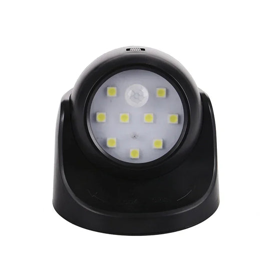 Battery-Powered Round LED Spotlight