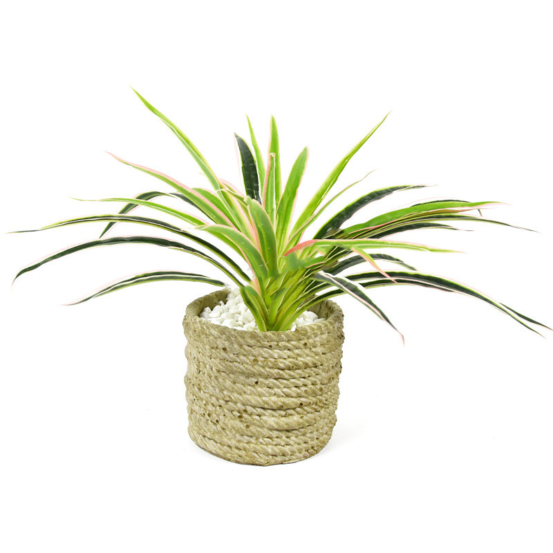 Lifelike Artificial Grass Plant in Pot – Decorative Greenery for Home and Office Décor
