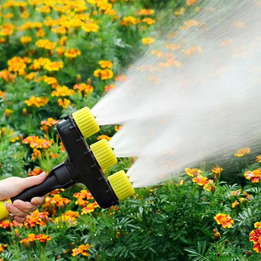 Multi-Spray Garden Hose Nozzle – Versatile Watering Tool for Garden Maintenance
