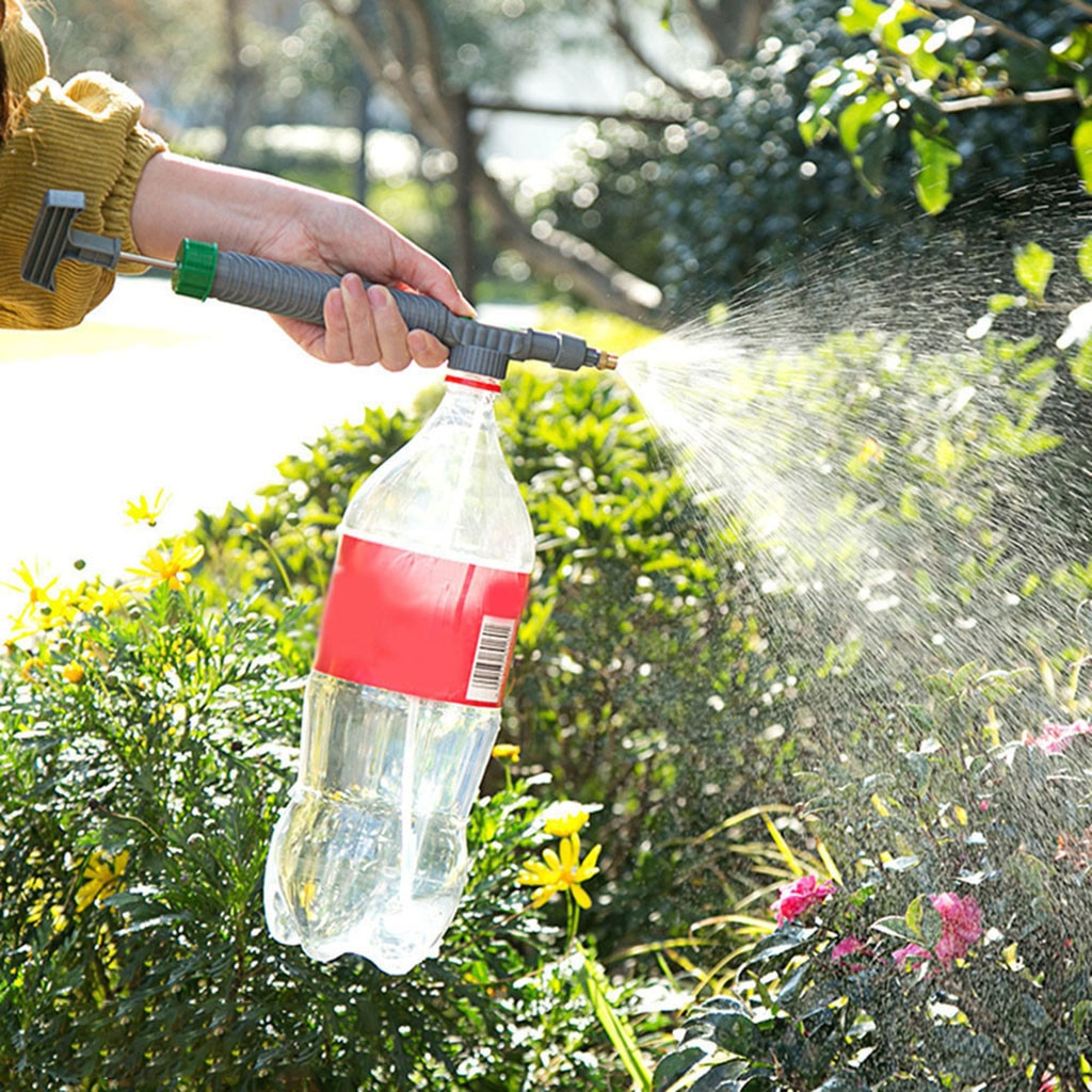 High-Pressure Bottle Garden Sprayer - Universal Nozzle for Watering and Cleaning