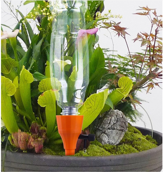 Automatic Plant Watering Spike - Drip Irrigation System for Bottles and Garden Plants