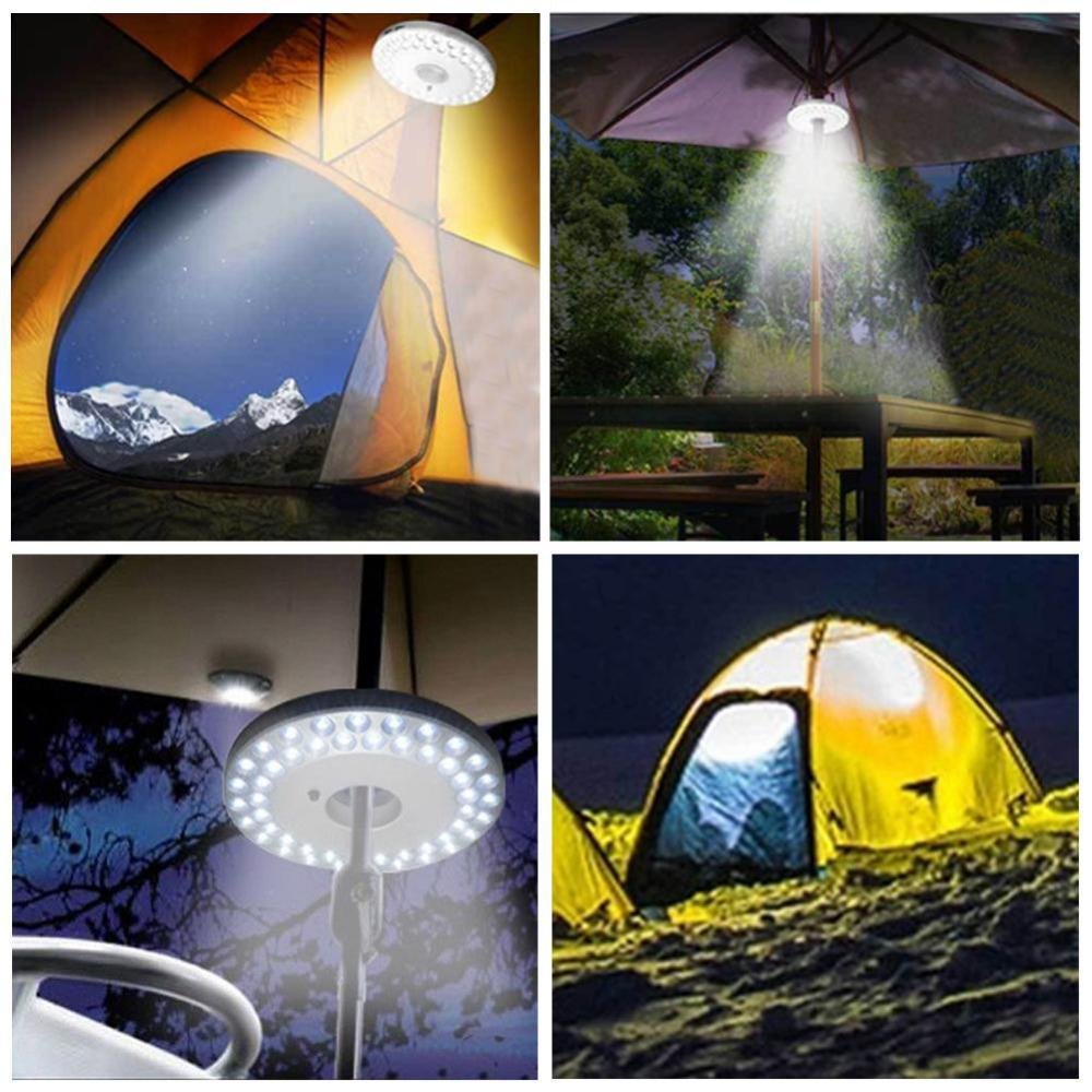 Portable Solar LED Camping Lantern – Hanging Light for Outdoor Adventures