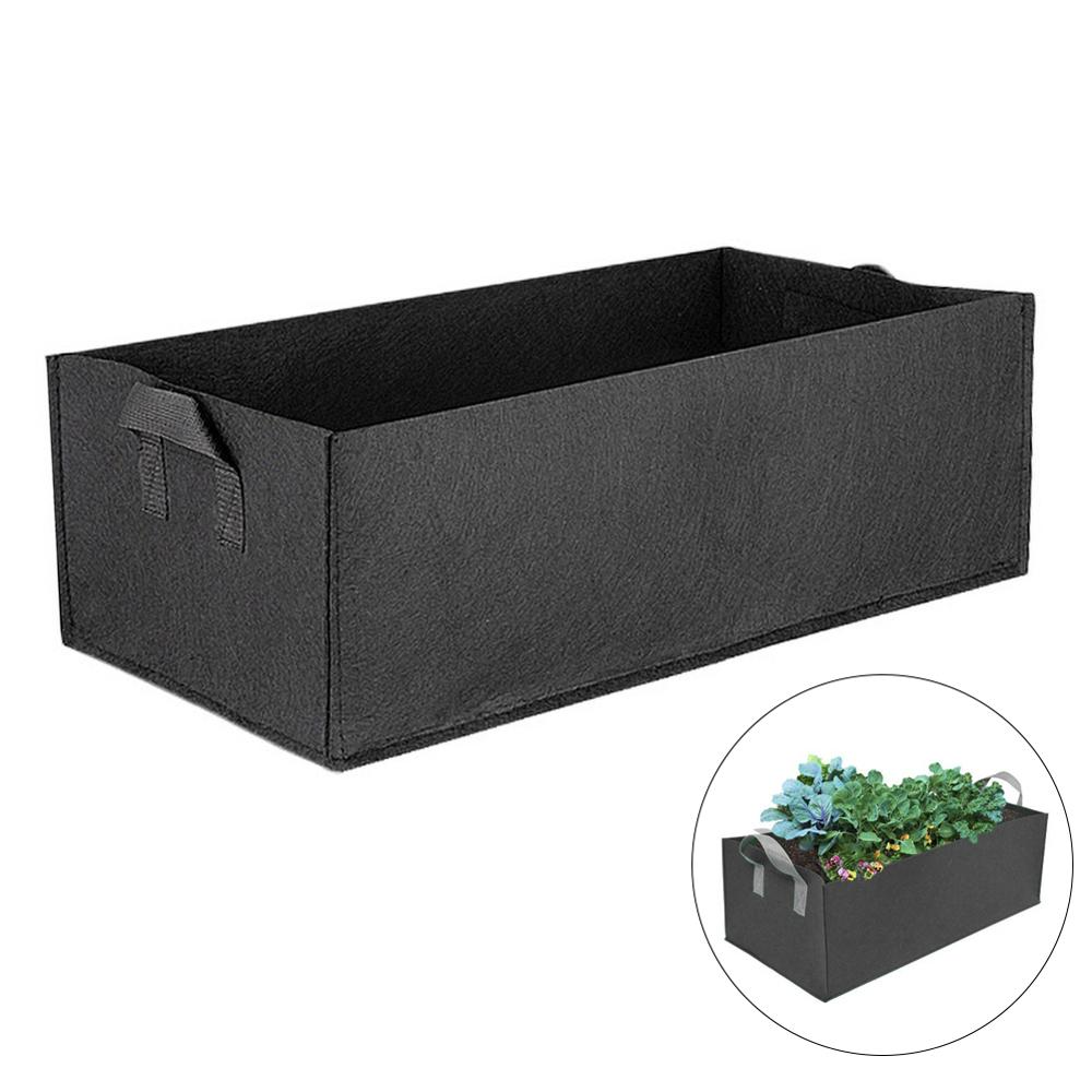 Collapsible Felt Plant Container with Carry Handles for Indoor and Outdoor Use