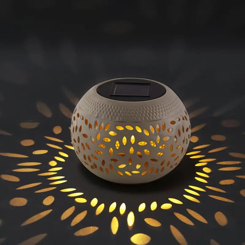 Solar Dotted Garden Lamp - Decorative Outdoor Lighting For Patios And Garden Spaces